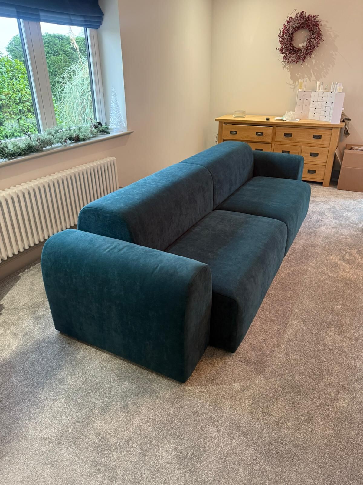 Bloomer Jnr two-seater in teal